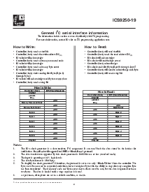 浏览型号ICS9250yF-19的Datasheet PDF文件第4页