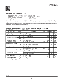 浏览型号ICS93705的Datasheet PDF文件第4页