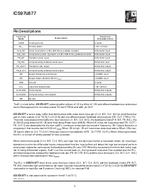 浏览型号ICS97U877的Datasheet PDF文件第2页