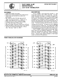 浏览型号IDT74FCT164245TPA的Datasheet PDF文件第1页