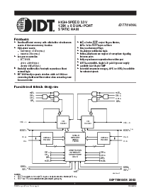 浏览型号IDT70V09L20PFI的Datasheet PDF文件第1页