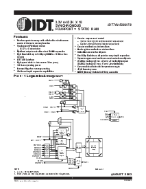 浏览型号IDT70V5388S166BC的Datasheet PDF文件第1页