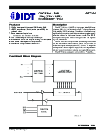 浏览型号IDT71124S12YI的Datasheet PDF文件第1页