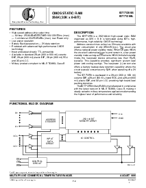 浏览型号IDT71256S85DB的Datasheet PDF文件第1页