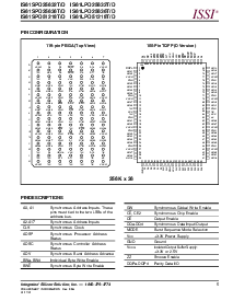 浏览型号IS61SPD25632T的Datasheet PDF文件第5页