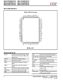 浏览型号IS61SPD25632T的Datasheet PDF文件第8页