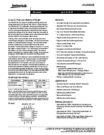 浏览型号ISL6292BCRZ-T的Datasheet PDF文件第1页