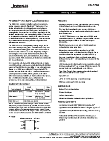 浏览型号ISL6296DH-T的Datasheet PDF文件第1页