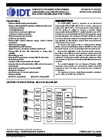 浏览型号IDT82V1074PF的Datasheet PDF文件第1页