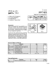 浏览型号IRF7425的Datasheet PDF文件第1页