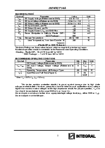浏览型号IN74HCT14AD的Datasheet PDF文件第2页