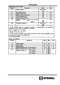 浏览型号IN74LV620的Datasheet PDF文件第2页