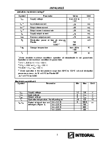 浏览型号IN74LV623的Datasheet PDF文件第2页