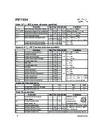 浏览型号IRF7494的Datasheet PDF文件第2页