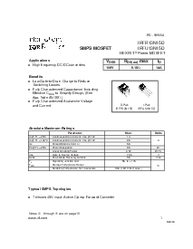 浏览型号IRFR13N15D的Datasheet PDF文件第1页