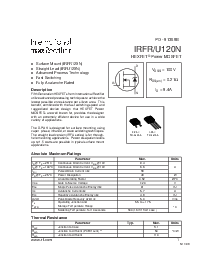 浏览型号IRFU120N的Datasheet PDF文件第1页