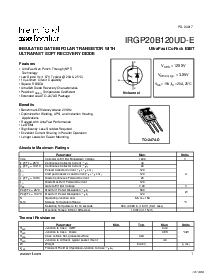 浏览型号IRGP20B120UD-E的Datasheet PDF文件第1页
