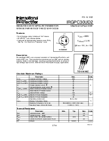 浏览型号IRGPC30UD2的Datasheet PDF文件第1页