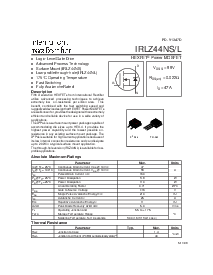 浏览型号IRLZ44NS的Datasheet PDF文件第1页