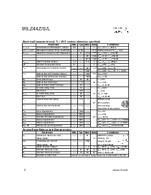 浏览型号IRLZ44ZS的Datasheet PDF文件第2页