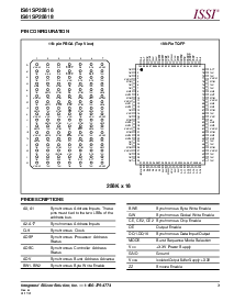 浏览型号IS61SP25618-150TQI的Datasheet PDF文件第3页