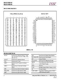 浏览型号IS61SP25618-150TQI的Datasheet PDF文件第4页