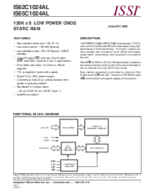 浏览型号IS62C1024AL-35QI的Datasheet PDF文件第1页