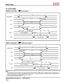 浏览型号IS62C1024L-70QI的Datasheet PDF文件第7页