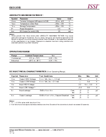 浏览型号IS62LV256-70UI的Datasheet PDF文件第3页