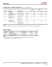 浏览型号IS62LV256-70UI的Datasheet PDF文件第4页