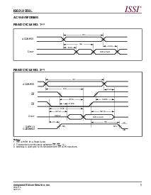 浏览型号IS62LV256L-15T的Datasheet PDF文件第5页