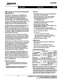 浏览型号ISL6208CRZ-T的Datasheet PDF文件第1页