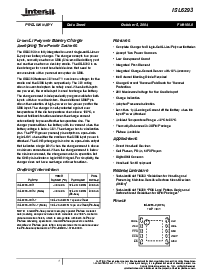 浏览型号ISL6293-2CR-T的Datasheet PDF文件第1页