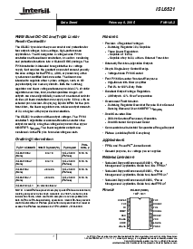 浏览型号ISL6521CBZ的Datasheet PDF文件第1页
