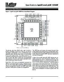 浏览型号ispLSI1032E-100LJ的Datasheet PDF文件第2页
