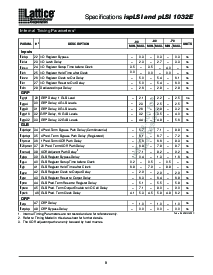 浏览型号ispLSI1032E-100LJ的Datasheet PDF文件第8页