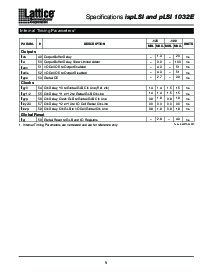 浏览型号ispLSI1032E-100LJ的Datasheet PDF文件第9页