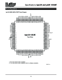 浏览型号ISPLSI1032E-100LJ的Datasheet PDF文件第15页