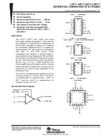 浏览型号LM111J的Datasheet PDF文件第1页