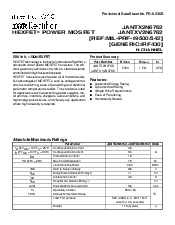 浏览型号JANTX2N6762的Datasheet PDF文件第1页