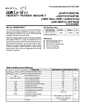 浏览型号JANTX2N6766的Datasheet PDF文件第1页