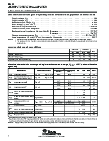 浏览型号LF411CD的Datasheet PDF文件第2页
