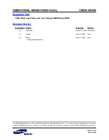 浏览型号KM68V1000B的Datasheet PDF文件第1页