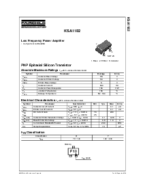 浏览型号KSA1182Y的Datasheet PDF文件第1页