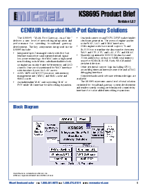 浏览型号KS8695的Datasheet PDF文件第1页