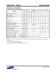 浏览型号K4S561633F-X的Datasheet PDF文件第7页