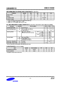 浏览型号K6R4008V1D的Datasheet PDF文件第5页