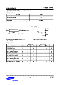 浏览型号K6R4008V1D的Datasheet PDF文件第6页