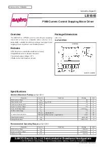 浏览型号LB1845的Datasheet PDF文件第1页