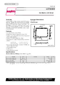 浏览型号LC79400的Datasheet PDF文件第1页
